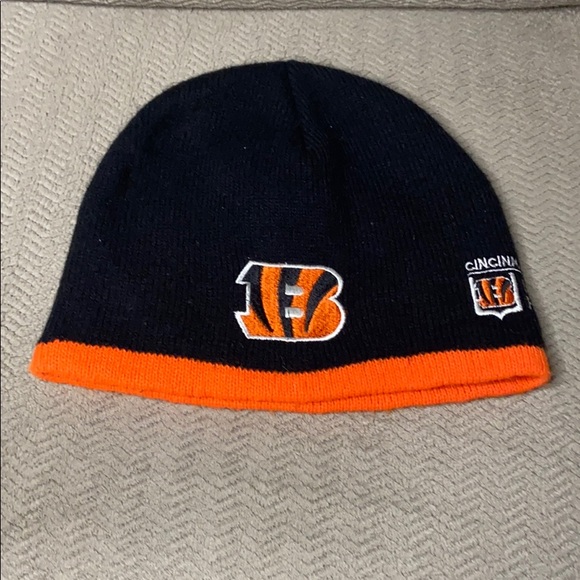 Unbranded Other - Bengals Beanie Black Orange